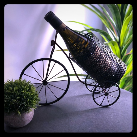 Cost Plus World Market Other - 💙EUC Distressed Bicycle Wine Holder💙